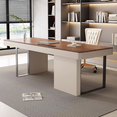 Modern Minimalist Solid Wood Desk