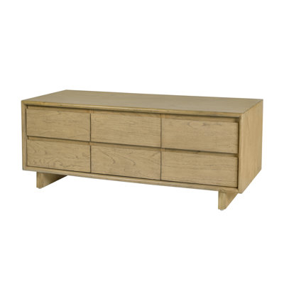 Meuble télé 9 tiroirs Soleil en bois l 60 po Soleil