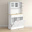 Armoire de rangement pour garde-manger avec station de charge et options de rangement polyvalentes