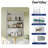 Smart Bathroom Medicine Cabinet, Anti-Fog, Dimmable 3-Tone LED Light, 2 Shelves-121575612
