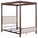 Pipkins Metal Canopy Bed Rust Brown