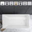 Baignoire de trempage autoportante en acrylique 47 po. X 29 po.-90557761