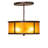 18" Wide Smythe Craftsman Semi-Flushmount