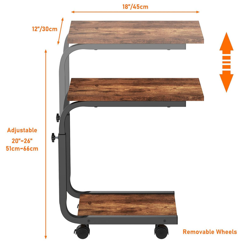 Tray Table, Rustic Brown