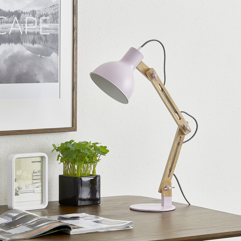 Irvington Adjustable Desk Lamp, Chalk Pink