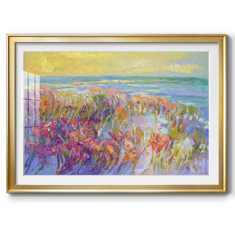 Summer Sanctuary, reproduction d'art sur papier, Or, H 30 po x l 44 po x P 1,5 po