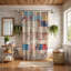 Design de courtepointe en bois - Rideau de douche Premium-1155998824