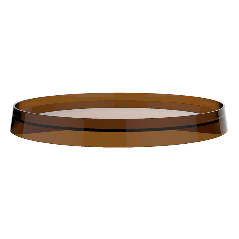 Kartell Decorative Tray, Amber
