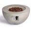 Ahtziry Round Polyresin Propane Smokeless Fire Pit