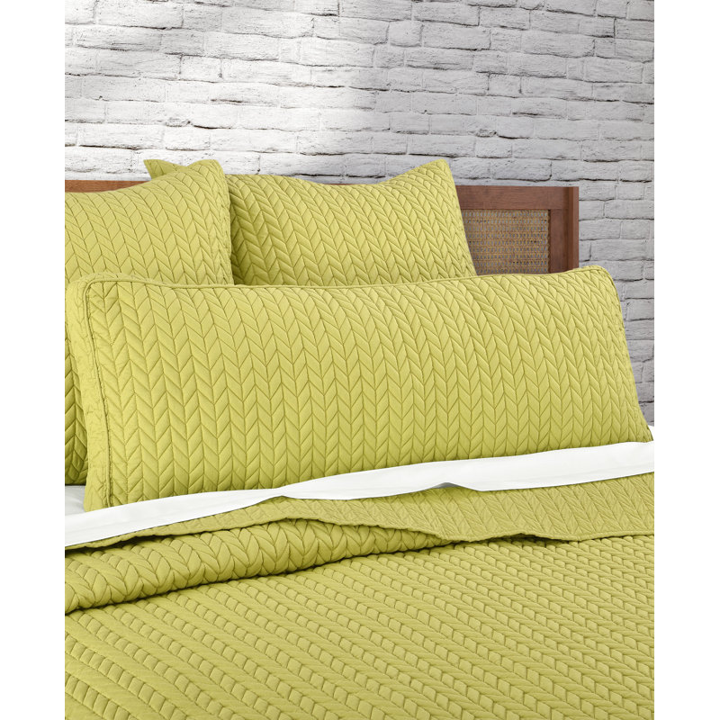 Coussin Cabo, Traversin, Chartreuse