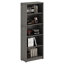 Bibliothèque autoportante réglable en bois à 5 tablettes, parfaite pour l'organisation de la maison et du bureau en gris-1408678311-1462818944