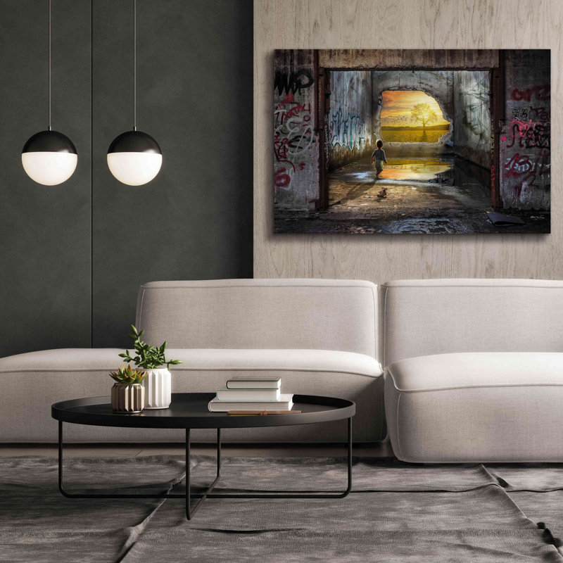 «The Great Beyond» par Alan, estampe numérique sur toile, H 40 po x l 60 po x P 1,5 po