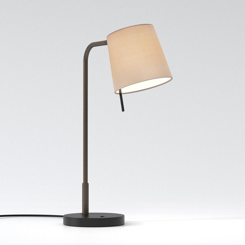Mitsu Standard Lamp, Bronze, Putty, Polycotton