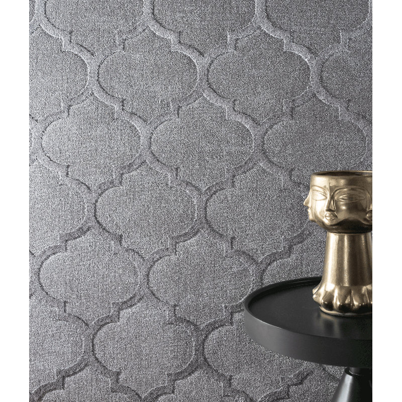 Kaela Hisaya Rug in Grey, Rectangle 200 x 290cm