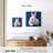 Brampt White Bunny On Blue-109381251