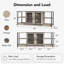 Unfinished TV Stand for TVs up to 75"-992278298