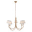 Santiago 5 - Light Shaded Chandelier-109846847