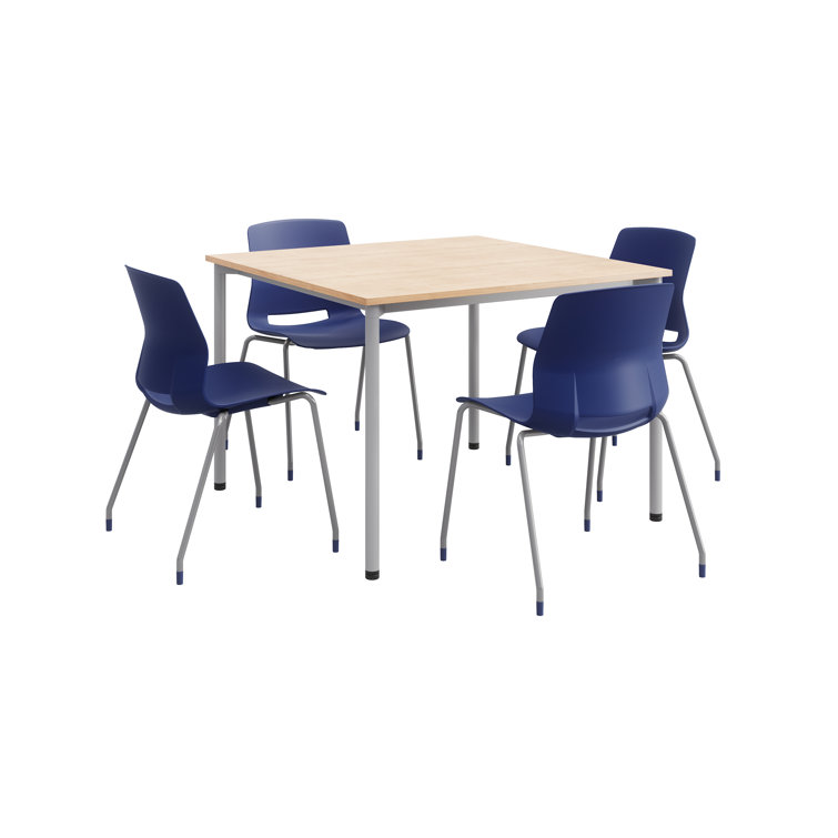 Dailey-" Lola Set 42" L Square Breakroom Table and Chair Set