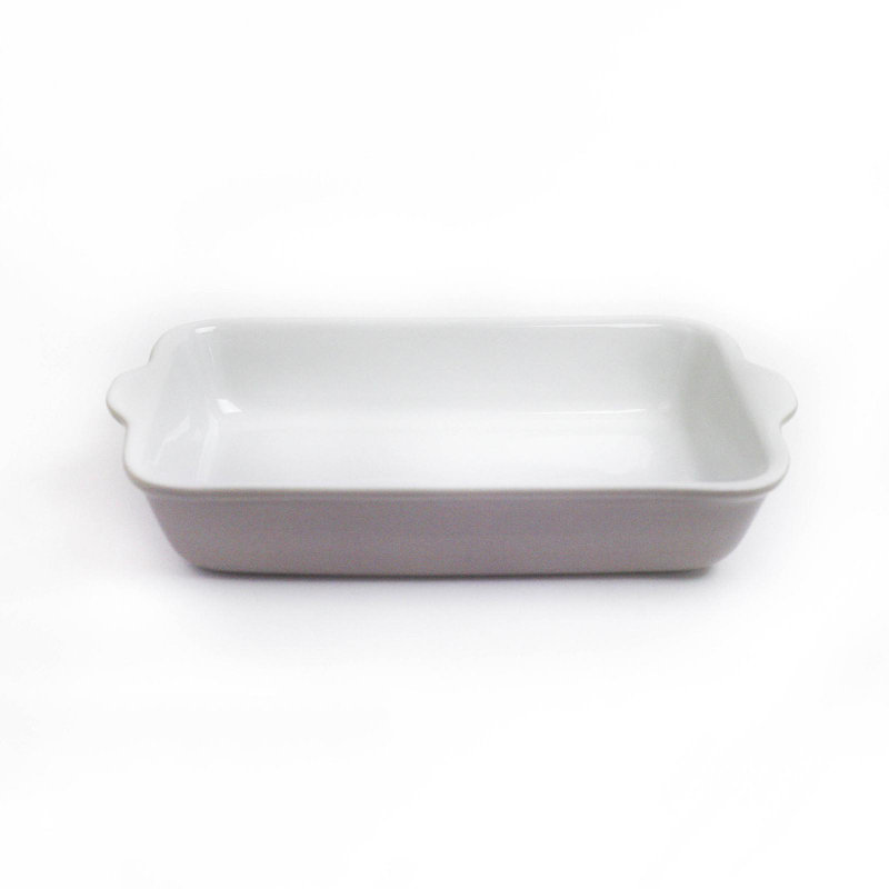 Carthage.Co Rectangle Stoneware Baker Bakeware, Lilac