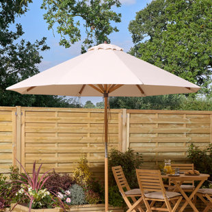 Rowlinson Ashdown Wooden Parasol