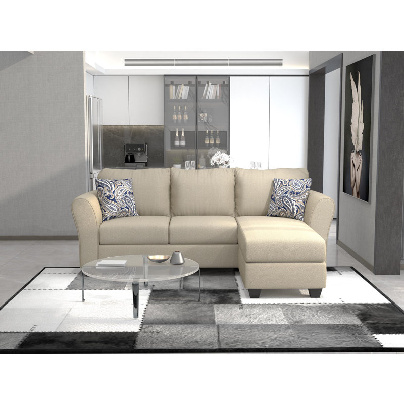 Canapé modulaire Ellalee, Crème