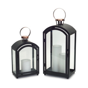 Metal Lantern (Set Of 2)