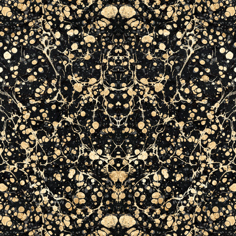 Rouleau de papier peint Golden Splatter L 10 pi x l 24 po, Auto-adhésif, Vinyl