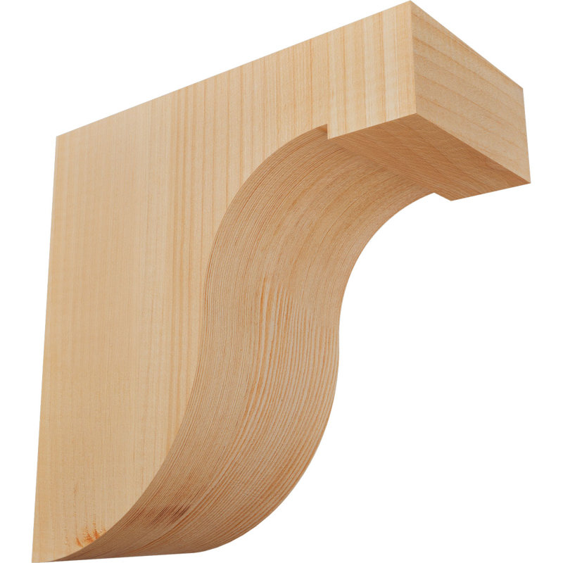 Del Monte Corbel, H 12 po x l 5,5 po x P 12 po, Sapin de Douglas, Lisse