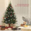 Arbre de Noël artificiel avec lumières DEL, arbre de Noël articulé-144282305