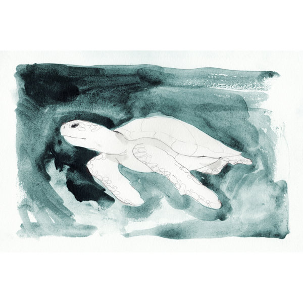 Bay Isle Home Sea Turtle Searching II by Jacob Green | Wayfair