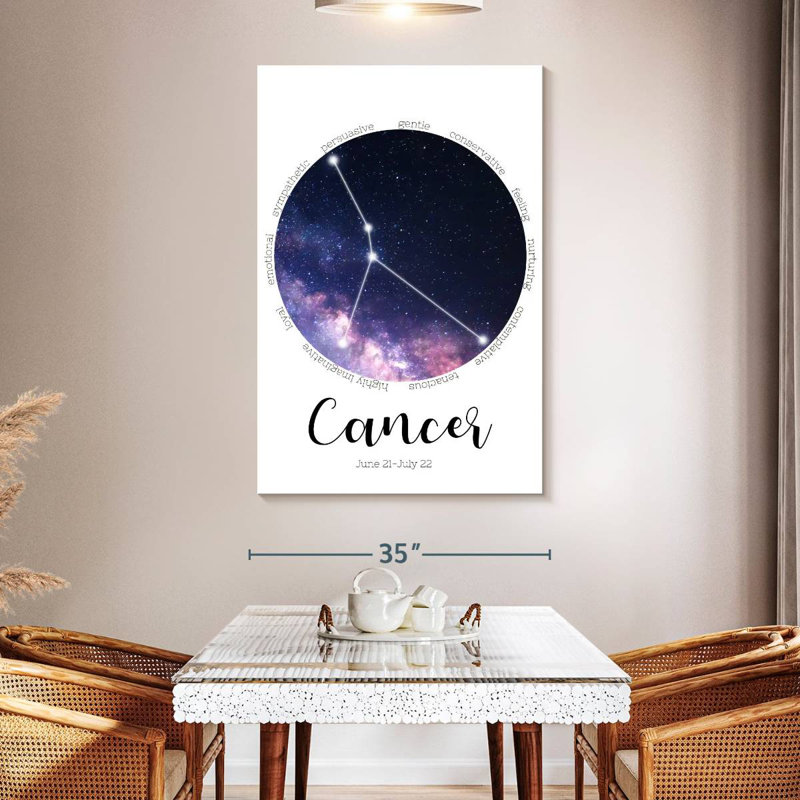 Adella Cancer Star Constellation, H 51 po x l 34 po