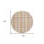 Tapis rond 8 po Peach
