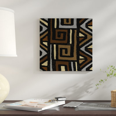 «Mudcloth Geometric Design VI», impression sur toile