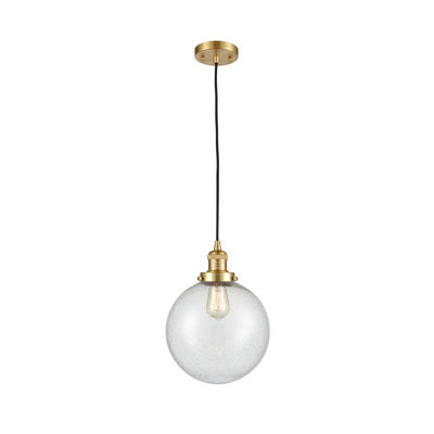 Luminaire suspendu sphère simple à 1 lumière Clermont