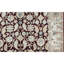 Tapis brun et ivoire de haute qualité noué à la main Sultanabad