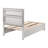 Wood Twin Storage Panel Bed White
