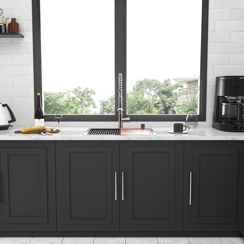 Compact Drop-In Workstation Sink - Single Bowl Configuration
