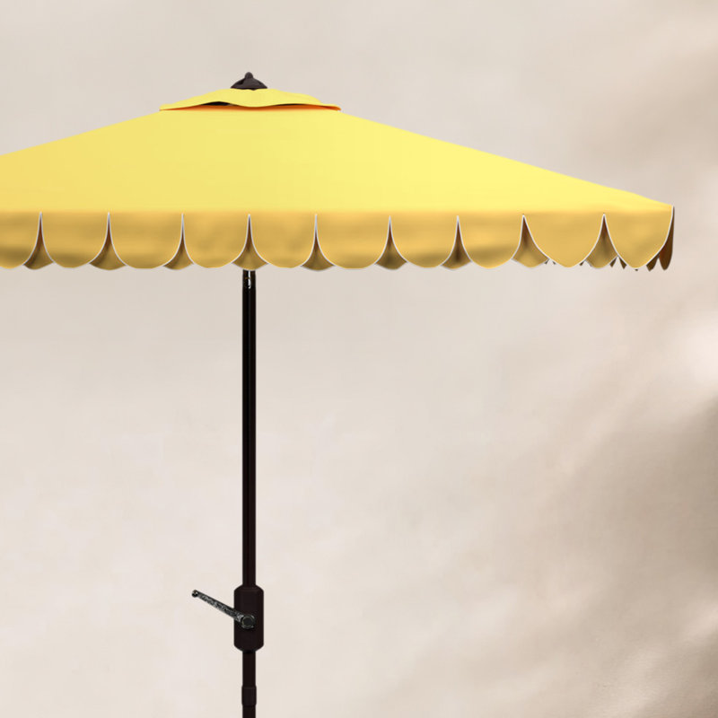 Parasol de marché carré 7,5 pi Lincoln, Jaune