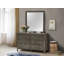 Miroir mural gris