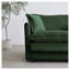 Canapé modulaire surdimensionné en L avec repose-pieds réversible en chenille verte Free Combination Comfy Upholstery-823723771