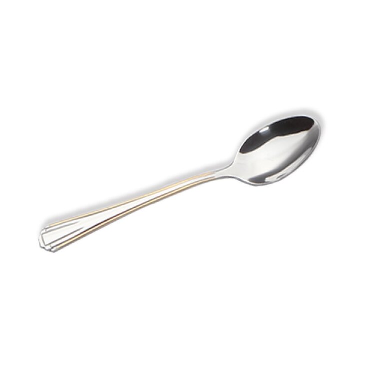 SLNDOKTG Stainless Steel Spice Box Spoons Set of 12 (Silver)