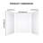 60"W 75/96"H Glue Up SMC Shower & Tub Wall Panel Surround,0.138 Thick,Cuttable,Quick Install-108046026