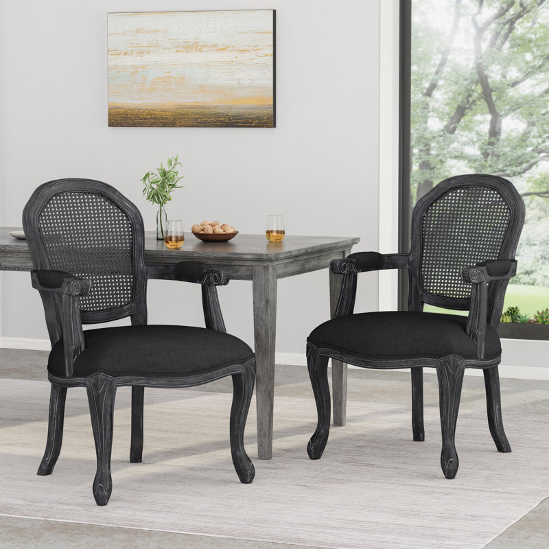 Fauteuil Aaminah, Noir, Noir