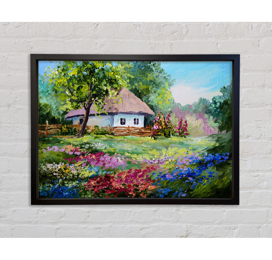 The Cottage Woodland - Einzelner Bilderrahmen Kunstdrucke auf Leinwand