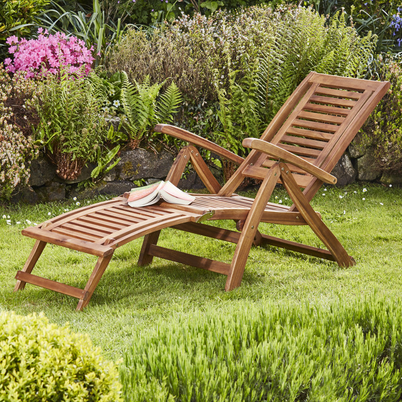 Cote 141 cm Long Acacia Single Chaise
