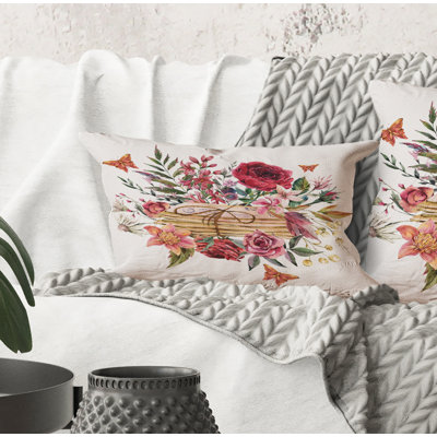 Floral Throw Pillow