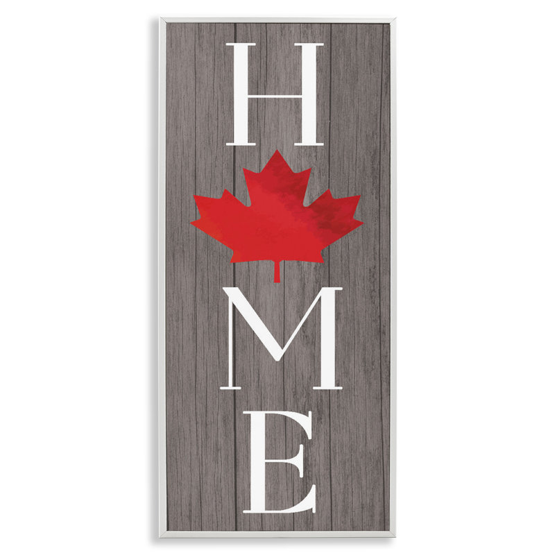 Giclée rustique à feuilles d'érable, par Lil 'Rue, H 24 po x l 10 po, Estampe numérique encadrée blanc bord de mer