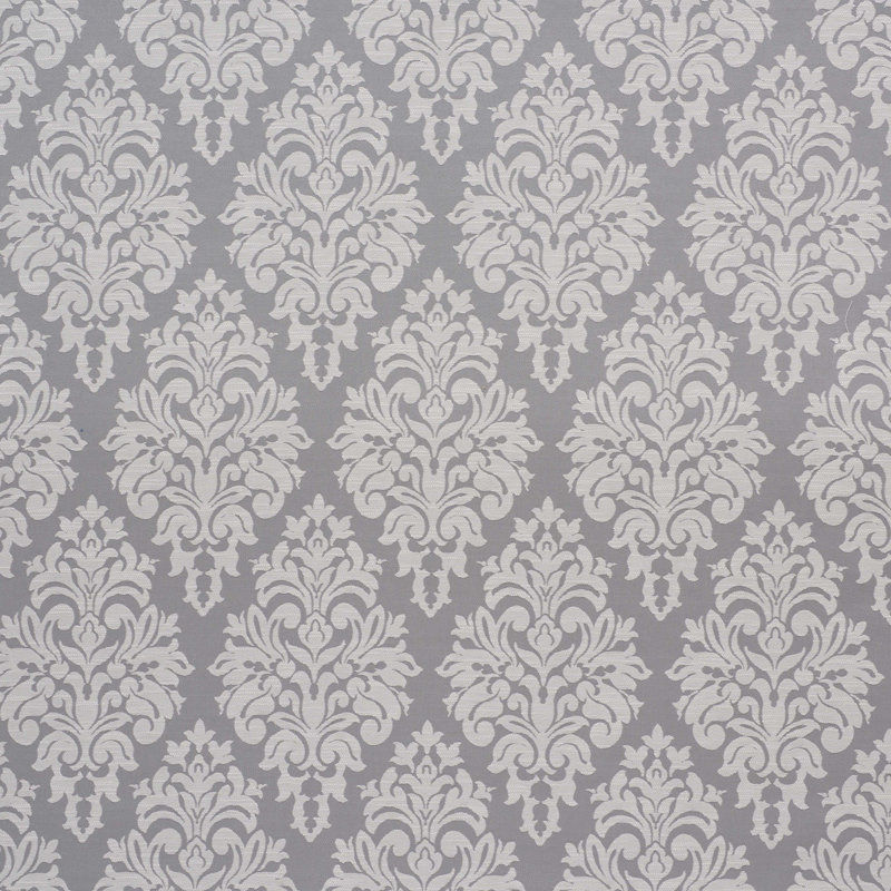 Tissu damassé intérieur / extérieur Dauphine, Ardoise