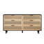 Armoire de rangement en rotin 6 tiroirs-1670174942