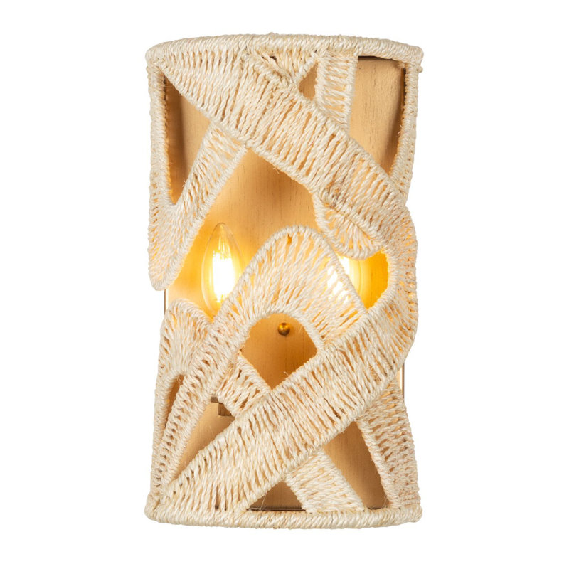 Soga 2 LT Modern Gold And White Wall Sconce Kalco